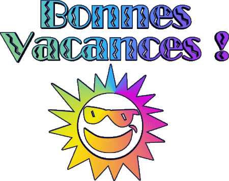 04 Transparent Background Bonnes Vacances French Messages 