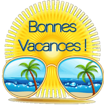 18 Sfondo trasparente Bonnes Vacances Francese Messagi 