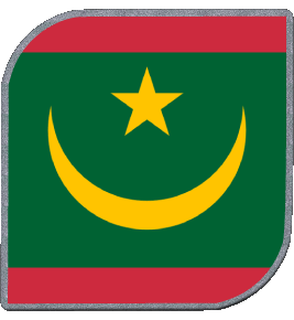 Plaza Mauritania África Banderas 