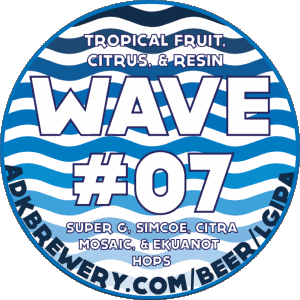 Wave #07-Wave #07 Adirondack USA Beers Drinks 