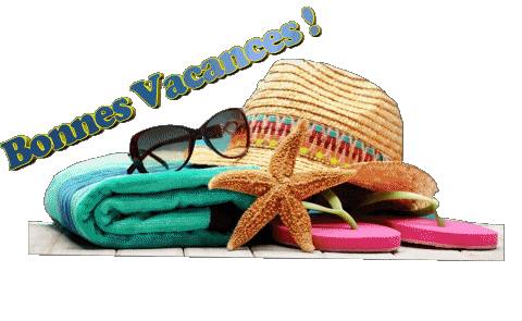 05 Fond Transparent Bonnes Vacances Français Messages 