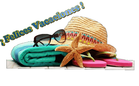 05 Fond Transparent Felices Vacaciones Espagnol Messages 