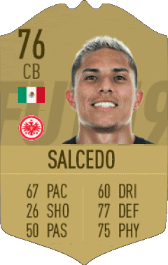 Carlos Salcedo Mexiko F I F A - Karten Spieler Videospiele Multimedia 