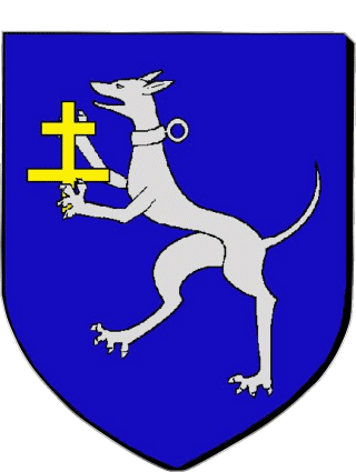 Blasone-Blasone CHARMES 88 Dipartimenti - Città Francia Bandiere 