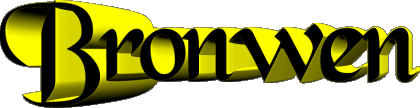 Bronwen B WEIBLICH  - UK - USA - IRL - AUS - NZ Vorname 