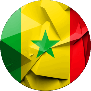 Ronda Senegal África Banderas 