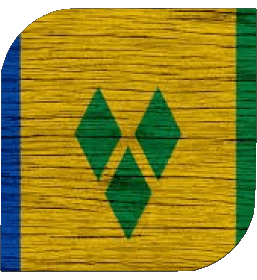 Platz St. Vincent und die Grenadinen Amerika Fahnen 