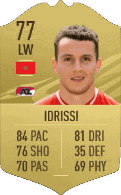 Oussama Idrissi Morocco F I F A - Card Players Video Games Multi Media 