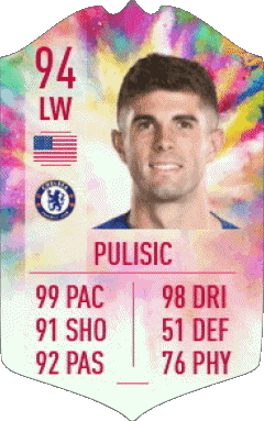 Christian Pulisic U S A F I F A - Jugadores  cartas Vídeo Juegos Multimedia 
