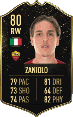 Nicolò Zaniolo Italia F I F A - Giocatori carte Videogiochi Multimedia 