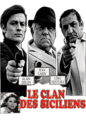 Lino Ventura-Lino Ventura Le Clan des Siciliens Jean Gabin Film Francia Multimedia 