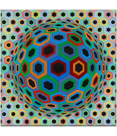 Victor Vasarely Pintor de artistas Humor - Fun 