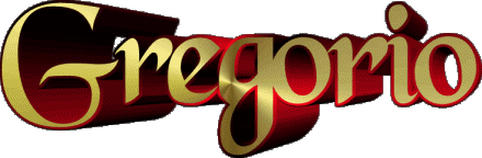 Gregorio G MANN - Italien Vorname 