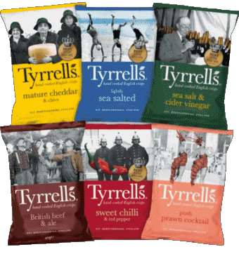 Tyrrells U.K Chips - Snack - Crips Essen 