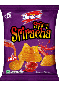 Yellow Diamond Inde Apéritifs - Chips - Snack Nourriture 