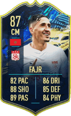 Fayçal Fajr Marocco F I F A - Giocatori carte Videogiochi Multimedia 