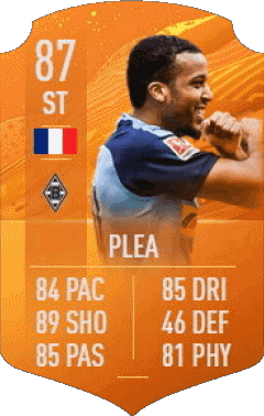 Alassane Plea France F I F A - Joueurs Cartes Jeux Vidéo Multi Média 