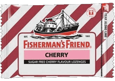 Cherry-Cherry Fisherman's Friend Süßigkeiten Essen 