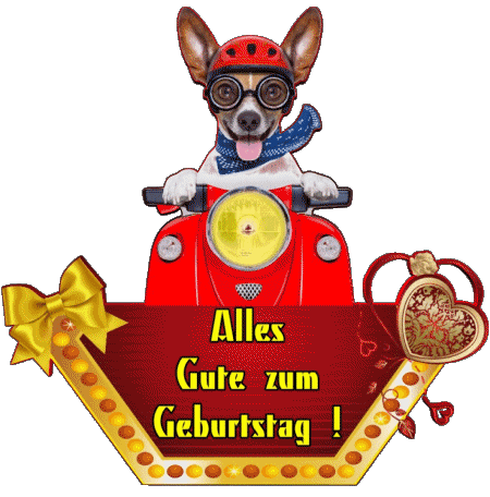 010 Tiere Alles Gute zum Geburtstag Allemand Messages 