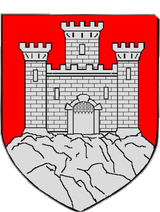 Blasón-Blasón FALAISE 14 Departamentos - Ciudades Francia Banderas 