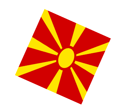 Sphere - Cube Macedonia Europe Flags 