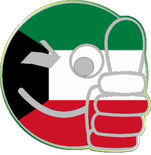 Faccina - OK Kuwait Asia Bandiere 