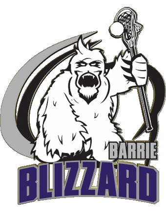 Barrie Blizzard CLL (Canadian Lacrosse League) Lacrosse Sports 