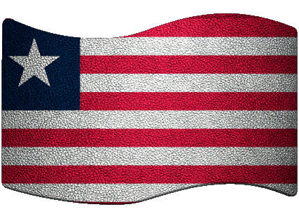 Rectangle Libéria Afrique Drapeaux 