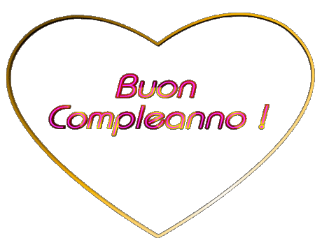 001 Cuore Buon Compleanno Italien Messages 