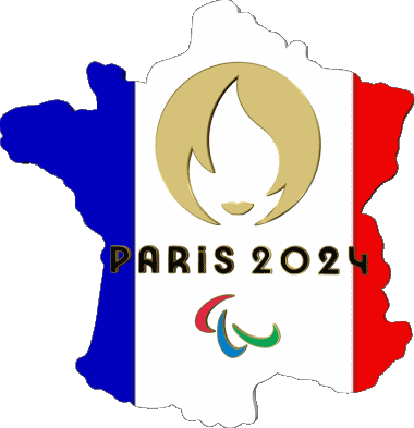 Logo Paralimpico 02 Olimpiadi Paris 2024 Sportivo 