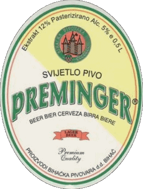 Preminger Bosnia herzegovina Beers Drinks 