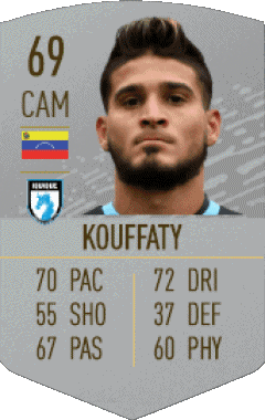 Jacobo Kouffaty Venezuela F I F A - Karten Spieler Videospiele Multimedia 