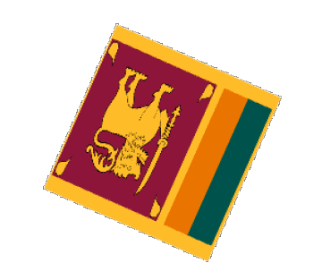 Sphere - Cube Sri Lanka Asie Drapeaux 