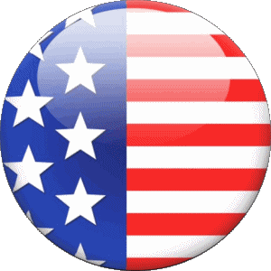 Tondo U.S.A - Nazionale America Bandiere 