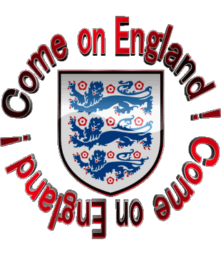 Soccer Come on England Anglais Messages 