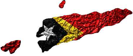 Carta Geografica Timor Est Asia Bandiere 