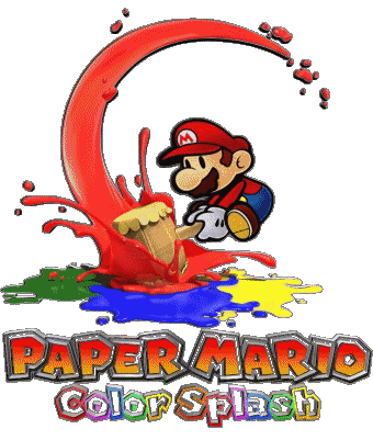 Paper Color Splash Super Mario Video Games Multi Media 
