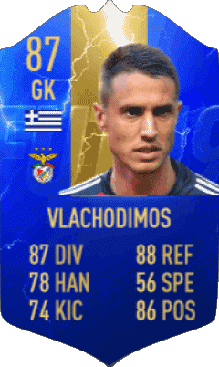 Odisseas Vlachodimos Grecia F I F A - Jugadores  cartas Vídeo Juegos Multimedia 