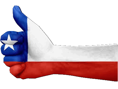 Various Chile America Flags 
