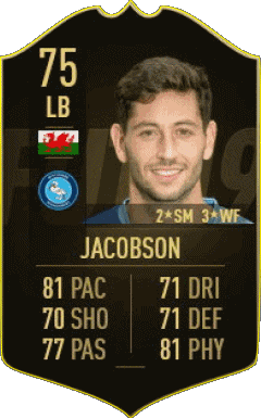 Joe Jacobson Wales F I F A - Card Players Video Games Multi Media 