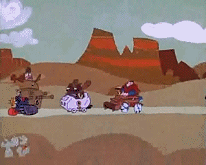 Motors Race Video GIF - 02 Wacky Races Cartoni animati TV Film Multimedia 