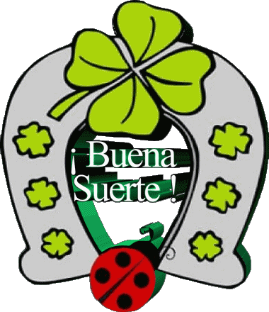 05 Fond Transparent Buena Suerte Espagnol Messages 