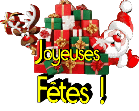 Serie 05 Joyeuses Fêtes (Noël) Francés Mensajes 