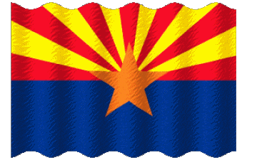 Ondulation Arizona U.S.A - Etats Amériques Drapeaux 