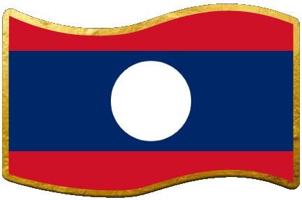 Rectangle Laos Asia Flags 