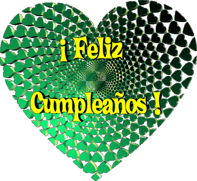 009 Corazón Feliz Cumpleaños Spanisch Nachrichten 