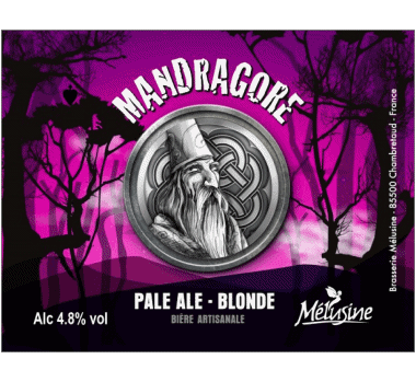 Mandragore-Mandragore Mélusine Francia continental Cervezas Bebidas 