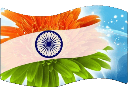 Rechteck Indien Asien Fahnen 