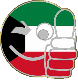 Faccina - OK Kuwait Asia Bandiere 