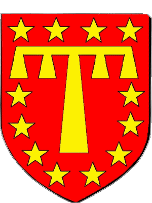 Wappen-Wappen THOISSEY 01 Abteilungen - Städte Frankreich Fahnen 